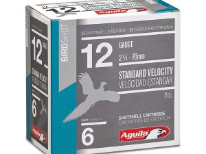 Aguila Ammunition 12ga Birdshot 2.75 inch Shotgun Shells - #6 Shot | 1-1/8oz | 1200 fps | 25rd Box