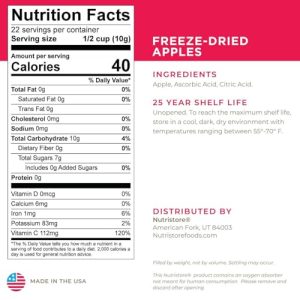 Nutristore Freeze Dried Fuji Apples - Image 10