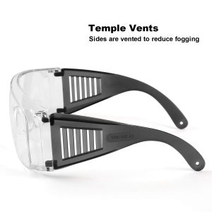 Shooting Glasses Over Eyeglasses, AntiFog Safety Glasses Over Prescription OTG - Image 5