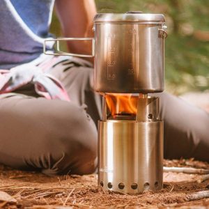 Solo Stove Titan Camping Stove Portable Stove for Backpacking and Outdoor Cooking Great Stainless Steel Camping Backpacking Stove Compact Wood Stove Design-No Batteries or Liquid Fuel Canisters Needed - Image 2