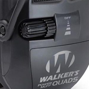 WALKER'S Ultimate Power Muff Quads - Hearing Protection Noise Reduction 26dB NRR Hunting Gun Range Shooting Electronic Earmuffs with AFT, 2 AAA Batteries Included - Image 2