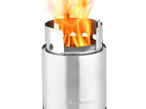 Solo Stove Titan Camping Stove Portable Stove for Backpacking and Outdoor Cooking Great Stainless Steel Camping Backpacking Stove Compact Wood Stove Design-No Batteries or Liquid Fuel Canisters Needed