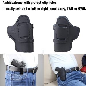 Leather Holster for SIG Sauer P365, P365X, P365XL,P365 XMACRO – Fits P365 with Red Dot - Image 16