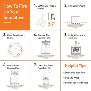 Solo Stove Titan Camping Stove Portable Stove for Backpacking and Outdoor Cooking Great Stainless Steel Camping Backpacking Stove Compact Wood Stove Design-No Batteries or Liquid Fuel Canisters Needed - Image 4