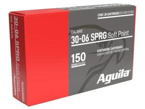 Aguila Ammunition 30-06 Springfield Rifle Ammo - 150 Grain | Soft Point | 20rd Box