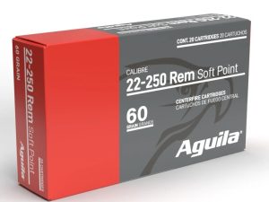 Aguila Ammunition 22-250 Rem Rifle Ammo - 60 Grain | Soft Point | 20rd Box