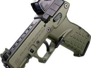Kel-Tec P17 Pistol - OD Green | .22 LR | 3.8" Threaded Barrel | 16rd | Green Dot & Holster